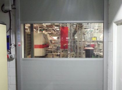 High Speed PVC Door grey