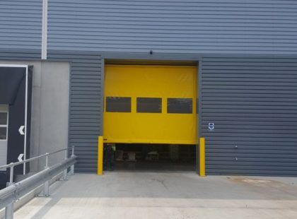 yellow High Speed PVC Door