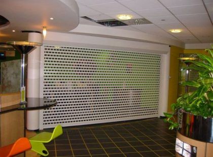 store shutters