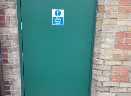 green door