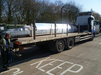 transporting the door to John Lewis